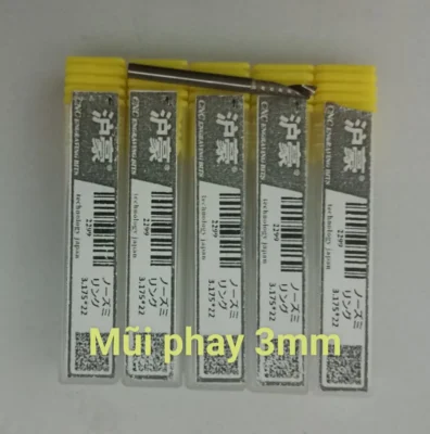 Mũi phay nhựa mica 3mm