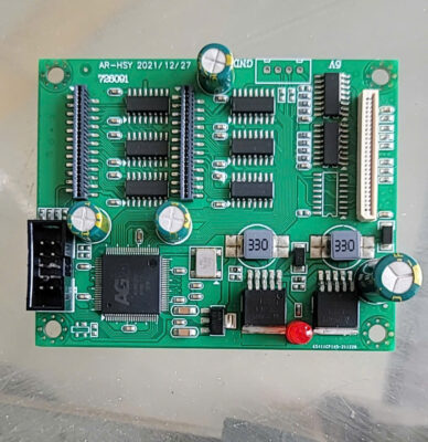 Board connect máy in sơ đồ auri