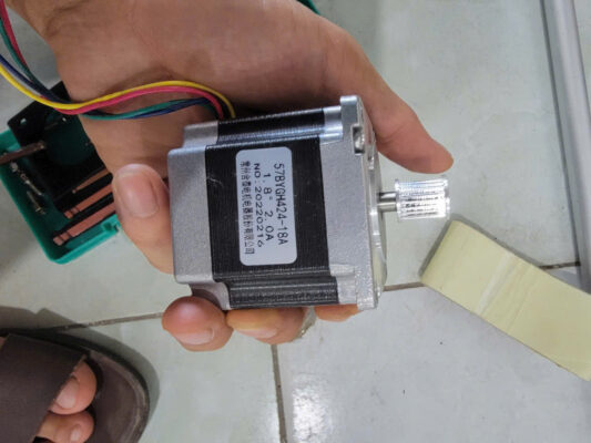 Motor kéo giấy máy in sơ đồ
