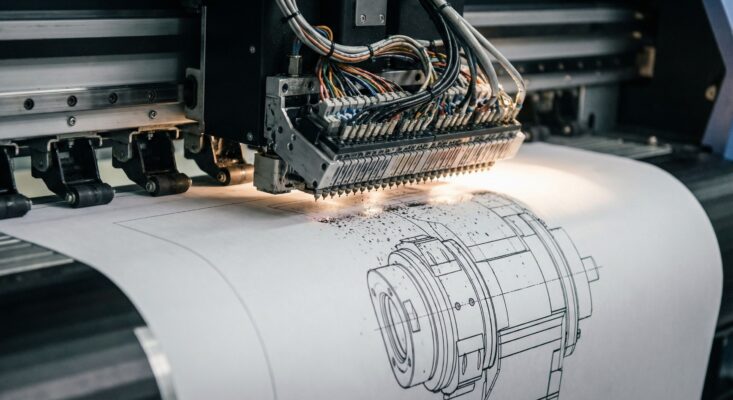 Máy In Sơ Đồ Jindex UPC: Giải Pháp Tối Ưu Cho Ngành May Mặc 2026 2 May In Cong Nghiep 1