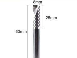 Mũi khoan mũi phay nhựa mica 8mm