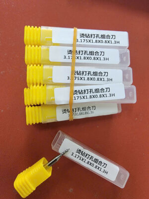 Mũi khoan lỗ sàng cườm hạt đá 2 tầng