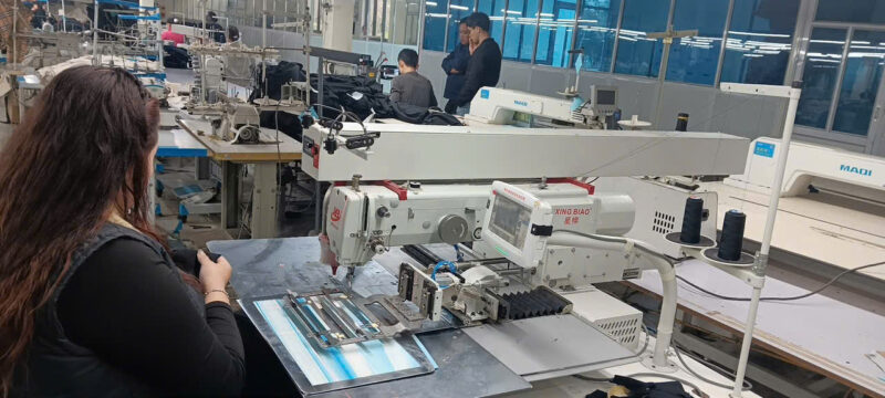 Máy may lập trình bổ cơi túi Xing Biao