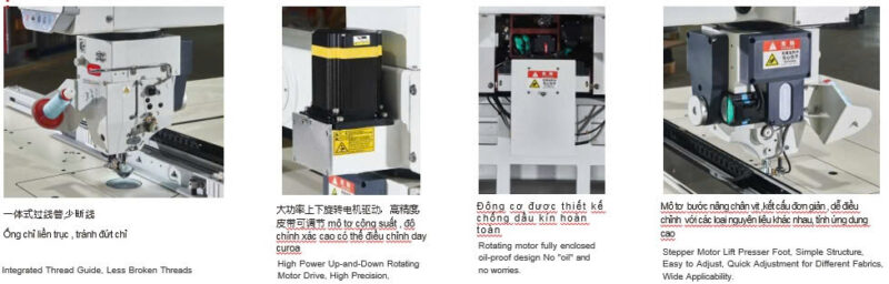 Máy may lập trình đầu xoay Sunsir