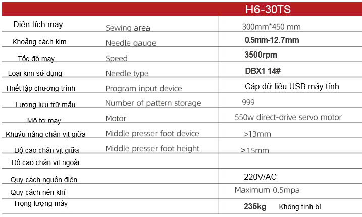 Máy may lập trình trong chuyền Sunsir 3 Máy may lập trình trong chuyền Sunsir
