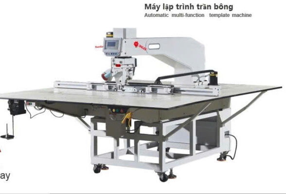 Máy may lập trình chần bông khổ lớn đầu xoay 360 độ