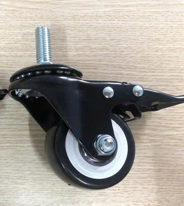 Bánh xe đẩy có khóa 75mm 1 Bánh xe đẩy có khóa 75mm