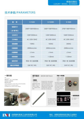 Catologue Máy scan rập tự động INNH S1220