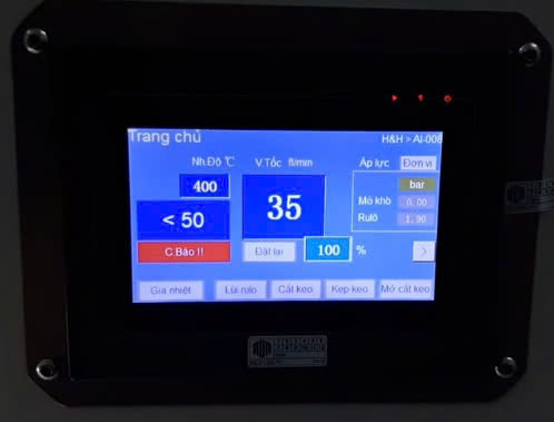 Màn hình máy dán seam HH AI-008 4 Màn hình máy dán seam HH AI-008