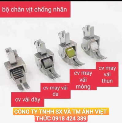 Chân vịt chống nhăn máy 1 kim