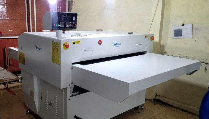 Máy ép mex ép keo Sakura khổ 900