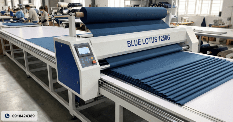 Máy trải vải blue lotus 1250g Ninh Bình - Tối đa hóa lợi nhuận từ khâu cắt rập cho nhà máy 2 Khám phá máy trải vải blue lotus 1250g tại Bắc Ninh. Cấu tạo cơ điện tử hiện đại, xả vải không sức căng.