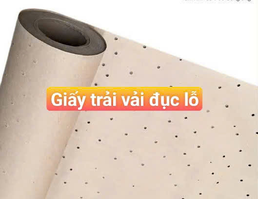 Giấy trải vải đục lỗ 2 Giấy trải vải đục lỗ